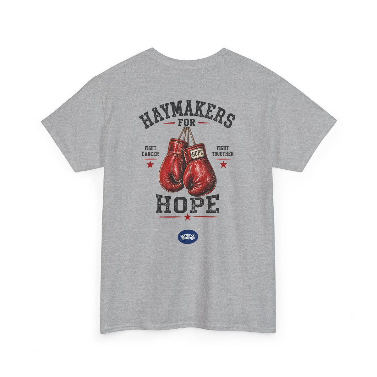 Haymakers for Hope Boxing T‑Shirt — Charity Fundraiser Tee