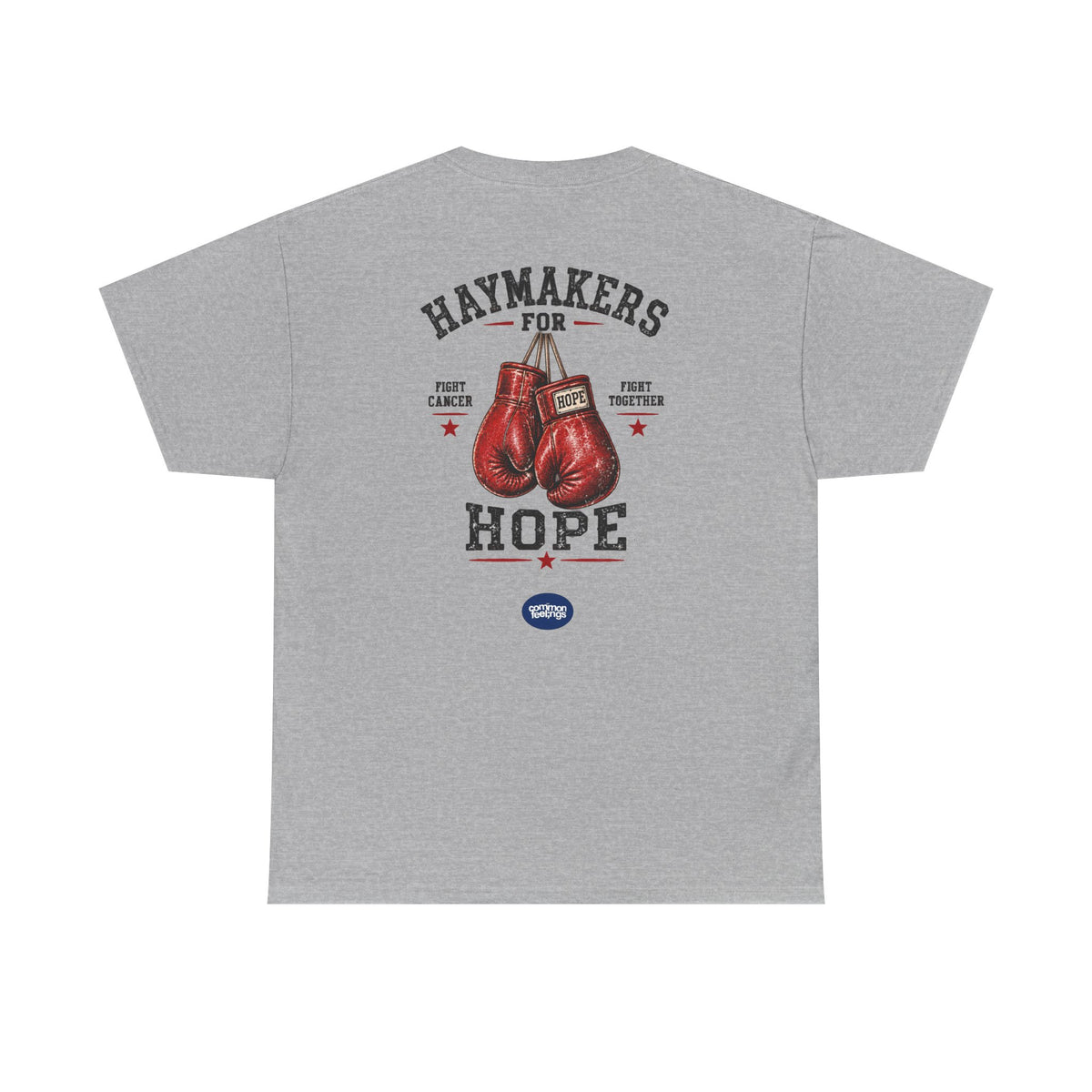Haymakers for Hope Boxing T‑Shirt — Charity Fundraiser Tee