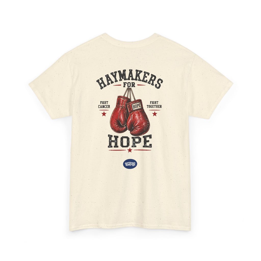 Haymakers for Hope Boxing T‑Shirt — Charity Fundraiser Tee