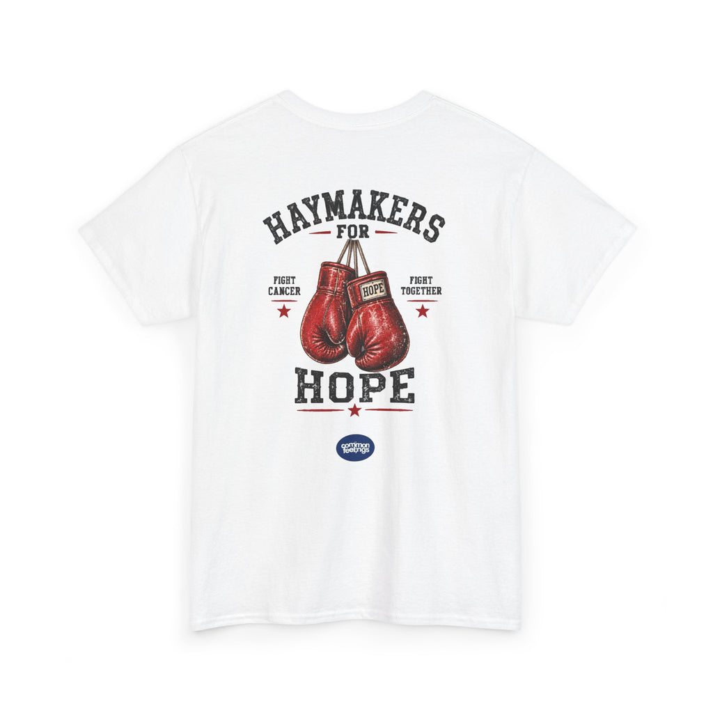 Haymakers for Hope Boxing T‑Shirt — Charity Fundraiser Tee