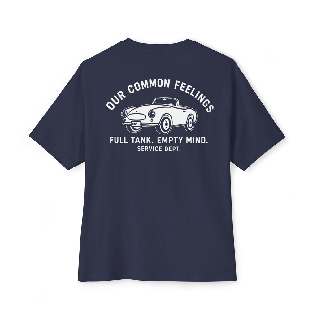 Our Common Feelings: "Full Tank, Empty Mind" Oversized Boxy T-Shirt