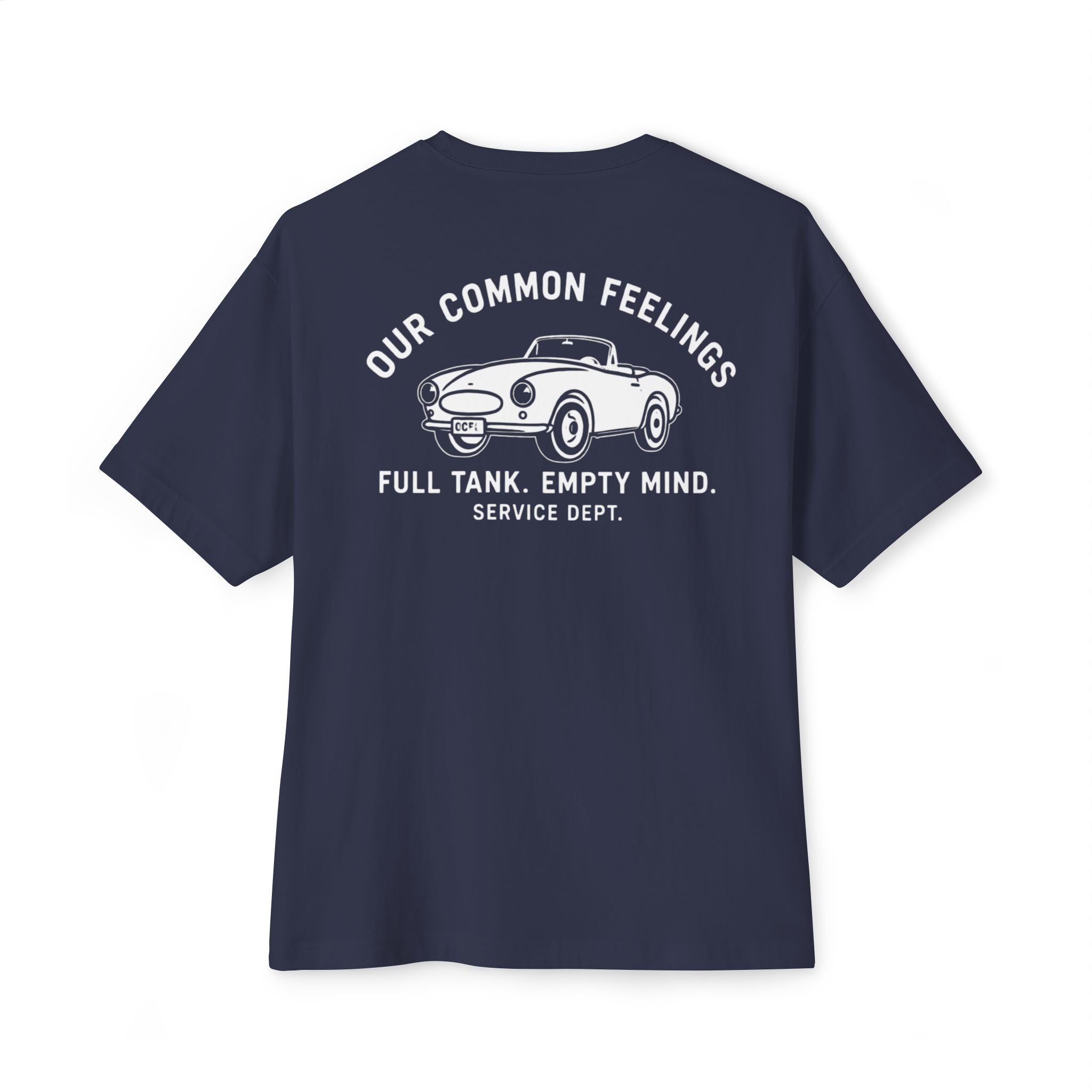 Our Common Feelings: "Full Tank, Empty Mind" Oversized Boxy T-Shirt