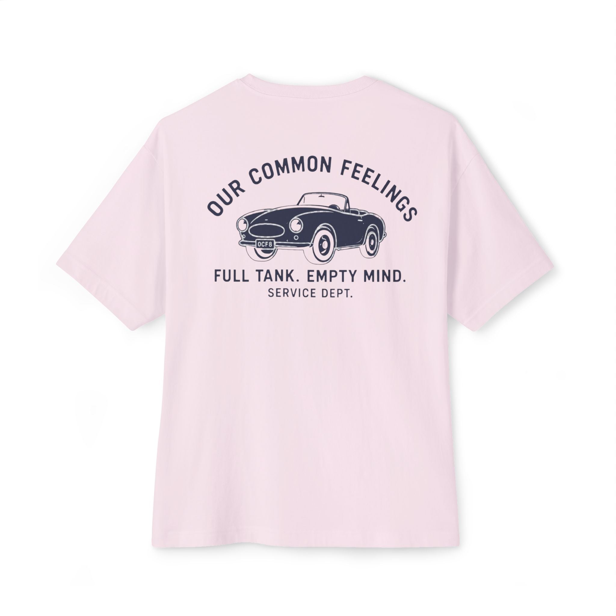 Our Common Feelings: "Full Tank, Empty Mind" Oversized Boxy T-Shirt